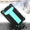 Case Cover Case Compatible with Samsung Galaxy Tab A7 10.4 Inch T500/T505 (2020),with Kickstand Three-Layer Hybrid Full Body Case Rugged Shock-Proof Fall Protection Cover Tablet Cover ( Color : BLACK+ view 4