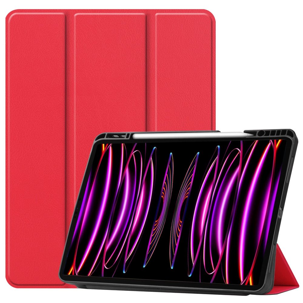 Case Cover Compatible with Compatible with iPAD Pro 12.9 2022 12.9inch Tablet Case Ultra Slim Protective Cover,Auto Wake Sleep,Lightweight Protective Case Smart Cover w/Pencil Holder Tablet Cover ( Co
