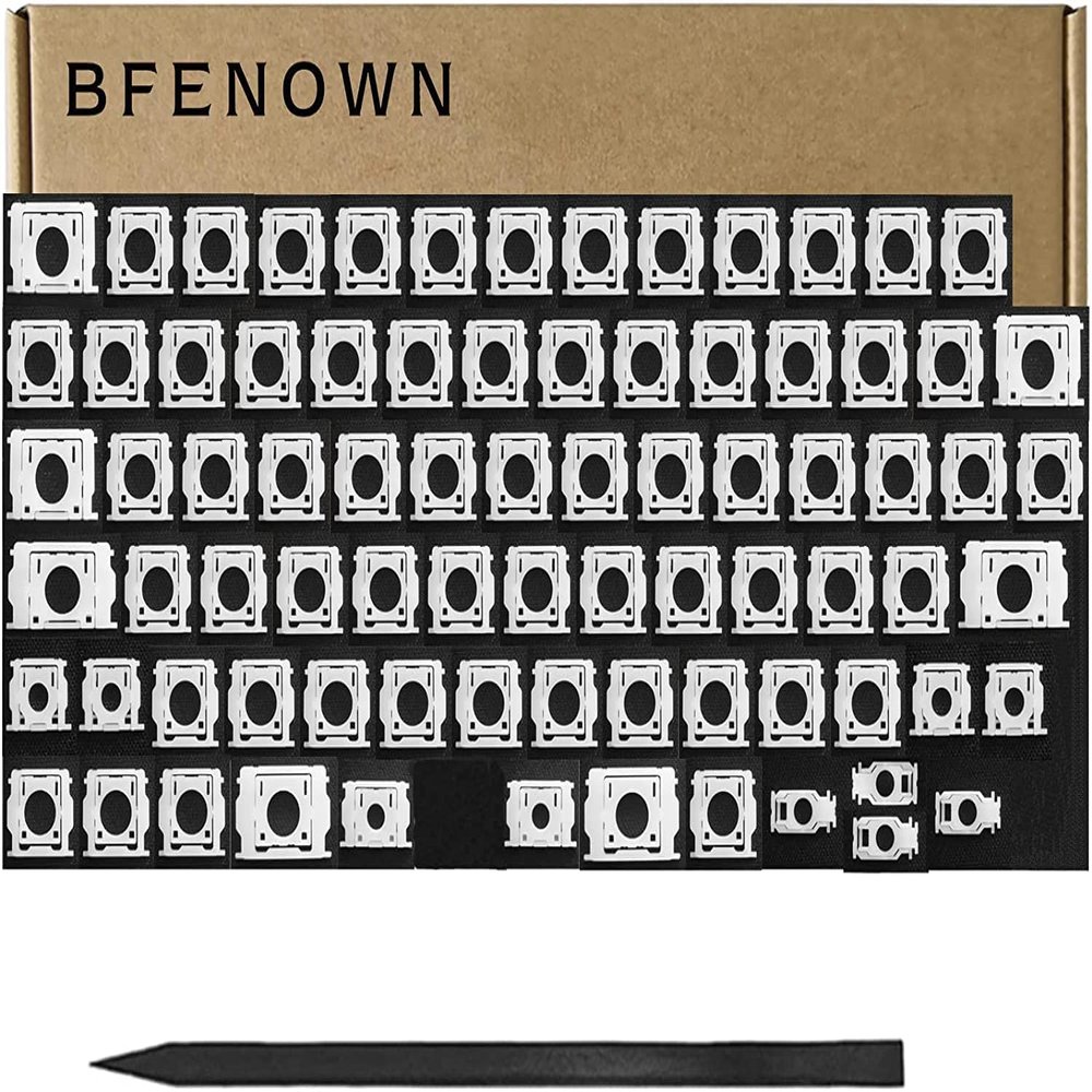 Bfenown Replacement Keycaps Keys Scissor Clips Hinge for MacBook Air 13.6 M2 A2681 2022 Year, 15.3 inch M2 A2941 2023 Year, MacBook Pro 14'' 16'' M2 M3 Pro Max A2779 A2780 A2918 A2991 A2992 2023 Year