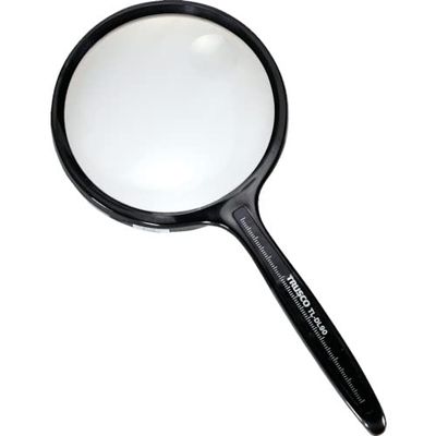 TRUSCO Bifocal Magnifier Lens Diameter 3.5 inches (90 mm) Magnification 2.4 x TL-DL90 x 5 Pieces (Case Sale)