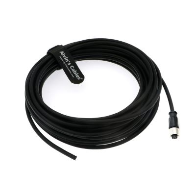 Alvin's Cables M12 Connector Aviation Sensor Cable 8 Pin Female Connector Electrical Cable for Cognex Industrial Camera, Industrial Device Network, Fieldbus Module 10M/32.8ft