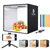 Lightdow 12"x12"x12" Photo Studio Light Box Photography with Desktop Tripod & 120 LEDs (CRI>95), 6 Backdrops - Portable/Dimmable Folding Shooting Tents for Toys/Jewelry/Watches/Cosmetics view 1