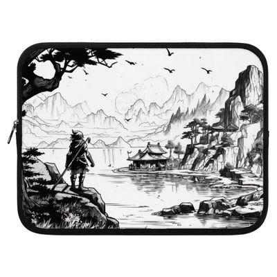 Anime Ninja iPad Sleeve - Japanese Art Tablet Sleeve - Printed Carrying Case - 10 inches