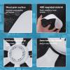 Xindejia USB Powered Small Ceiling Fan 6 Blades Quiet DC 5V USB Hanging Fans for Indoor Outdoor RV Bed Room Dorm Desk Travel Camping Tent Cubicle Mini Portable Canopy Fans - White view 4