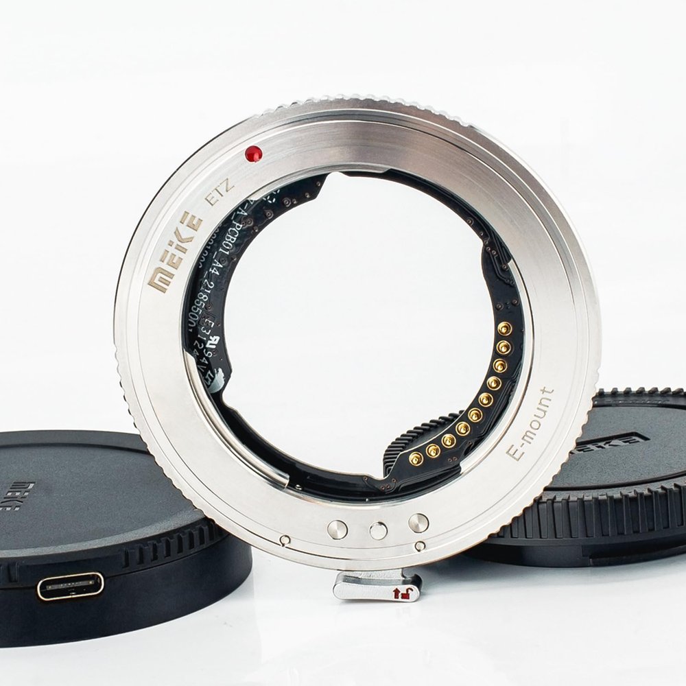 Meike MK-ETZ Metal Auto-Focus Mount Lens Adapter Support Manual Auto Aperture Converter for Sony E-Mount Lenses to Z Series Mirrorless Cameras Z5 Z6 Z7 Z50 Z6II Z7II