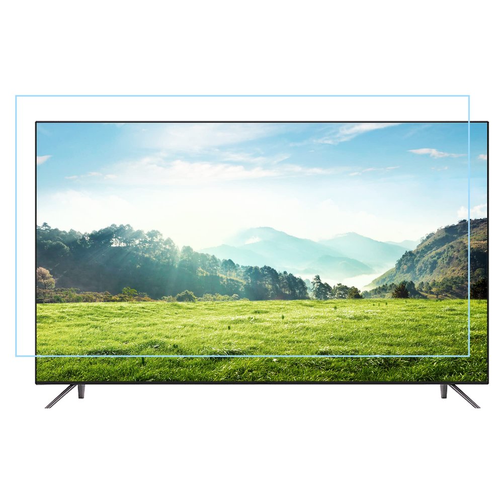 JQZWXX Anti Blue Light 50-75 Inch TV Screen Protector, Matte Surface Anti Glare Anti Scratch, Dust-Proof Protect Eyes Relieve Fatigue, for Samsung, Hisense, LCD, LED Etc / 65in1440x809mm