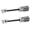 NATEFEMIN 2Pcs RJ9-4P4C Model Telephone Cable Detangler 360 Degree Rotating Landline Swivel Cord Untangler Accessory view 1