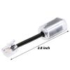 NATEFEMIN 2Pcs RJ9-4P4C Model Telephone Cable Detangler 360 Degree Rotating Landline Swivel Cord Untangler Accessory view 3