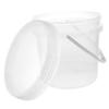 Plastic Paint Bucket Paint Plastic Bin Buckets Storage Container Storage with Lid Hand-held Pigment Container view 1