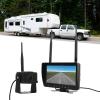 7in Backup Camera Kit, Rear View Camera, LCD Screen Real Time Recording Reversing Camera Car Modification Ideal for Sedans Truck Trailer RV Van view 4