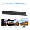 gofanco 2-Port HDMI USB KVM Scaler Switch  Seamless Switching, Scales to 4K @30Hz or 1080p Output, HDMI 1.4, USB Keyboard/Mouse, Multi Viewing, OSD, Dolby/DTS, Windows, Mac OS, Linux (KVMScaler2Pv2) view 3