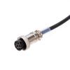 NATEFEMIN Extension Cable for Alinco Radio EMS-57 EMS-53 DR635, Handheld Speaker Mic Microphone Cable Cord Accessory view 3