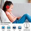Maeline Classroom Headphones Bulk 5 Pack, Student On Ear Comfy Swivel Headset for School, Library, Airplane, for Online Learning, Travel, Stereo Sound 3.5mm Jack, Red, Black, Blue, White, Yellow view 4