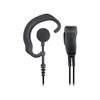 PRYME SPM-301eBF Responder Lapel Microphone w/Soft Earhook Earphone and Braided Fiber Wired Earpiece Compatible with Kenwood 2-pin radios. view 1