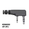 PRYME SPM-301eBF Responder Lapel Microphone w/Soft Earhook Earphone and Braided Fiber Wired Earpiece Compatible with Kenwood 2-pin radios. view 3