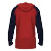 Badger Sports Breakout Hood Tee - S - RD/NY view 3