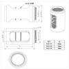 1 Inch Visible Lens Shading Sleeve for Optical Experimental Research (TG10-03) view 3