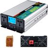 FAIRYT 3500W/4500W/5500W/7000W/8000W/10000W Power Inverter Pure Sine Wave 12V/24V/48V/60V/72V DC to 110V/220V AC Converter- Car Inverter with USB Port, Remote Control,3500W-24Vto110V view 1