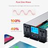 FAIRYT 3500W/4500W/5500W/7000W/8000W/10000W Power Inverter Pure Sine Wave 12V/24V/48V/60V/72V DC to 110V/220V AC Converter- Car Inverter with USB Port, Remote Control,3500W-24Vto110V view 2