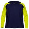 Badger Sports Breakout Hood Tee - L - NY/SY view 1