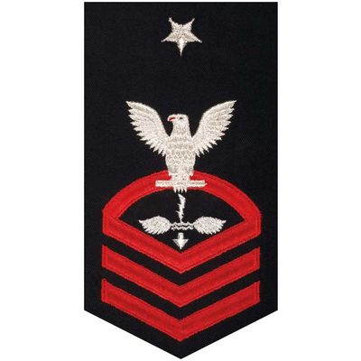 Chief Petty Officer Aviation Anti Sub Warfare Rate USN Red On Blue Senior Chief E8