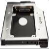 DirectNine Basics Hard Drive Caddy for Panasonic Toughbook CF-31 - Replaces Optical DVD Drive - USB 2.5" HDD/SSD Enclosure - Silver Plastic view 4