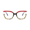 laureles Red Leopard Frame Blue Light Blocking Reading Glasses Women Computer Eyeglasses Cat Readers (C1, 2.5, multiplier_x) view 2