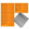 K&F Concept 20 Pack Microfiber Cleaning Cloths - Lens Cleaning Cloth for Cleaning Camera Lenses, Glasses, Screens, Cameras, Eyeglasses, LCD TV Screens, Tablets Washable view 1