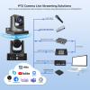 ADKIDO Ptz Camera Bundle, PTZ Controller with 30X Optical Camera with 3G-SDI,USB and 4D Joystick Controller with 5-inch LCD Screen for Live Streaming and Church view 2