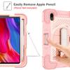 SGTD Case Cover Shockproof Durable Protective Cover Durable 360 Degree Rotating Bracket Case Compatible with iPad mini 6 Case (8.4-inch, 2021) Tablet Cover (Color : Rose Gold) view 2
