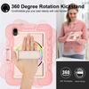 SGTD Case Cover Shockproof Durable Protective Cover Durable 360 Degree Rotating Bracket Case Compatible with iPad mini 6 Case (8.4-inch, 2021) Tablet Cover (Color : Rose Gold) view 3