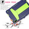 SGTD Case Cover Case Compatible with Huawei Matepad 11 2021,with Kickstand Three-Layer Hybrid Full Body Case Rugged Shock-Proof Fall Protection Cover Tablet Cover (Color : NAVYBLUE+Olivine) view 4