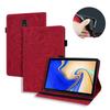 SGTD Case Cover Compatible with Samsung Galaxy Tab S4 10.5 Inch T830/T835 Slim Lightweight Embossed PU Leather Flip Holder Tablet PC Case Card Slot Tablet Case Tablet Cover (Color : Vermelho) view 3