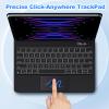 GOOJODOQ Magnetic Keyboard for iPad Air 11 inch M3 2025/M2 2024 & iPad Pro 11 inch (4th/3rd/2nd/1st) Gen 2022,iPad Air 5th/4th Gen 10.9",Upgraded Trackpad with 7 Color Backlit Floating Keyboard-Black view 4