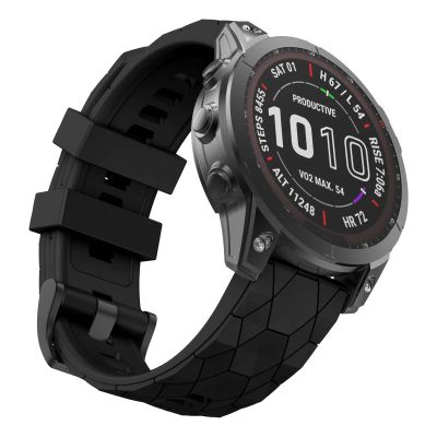 MYSNBKN Compatible with Garmin Fenix 7X Band 26mm Width Soft Watch Straps Sport Bands Replacement for Fenix 7X/Fenix 6X/Fenix 6X Pro/Fenix 5X/Fenix 5X Plus/Fenix 3/Fenix 3 HR Smartwatches