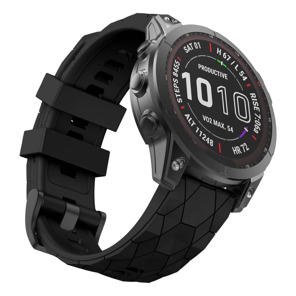 MYSNBKN Compatible with Garmin Fenix 7X Band 26mm Width Soft Watch Straps Sport Bands Replacement for Fenix 7X/Fenix 6X/Fenix 6X Pro/Fenix 5X/Fenix 5X Plus/Fenix 3/Fenix 3 HR Smartwatches