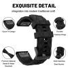 MYSNBKN Compatible with Garmin Fenix 7X Band 26mm Width Soft Watch Straps Sport Bands Replacement for Fenix 7X/Fenix 6X/Fenix 6X Pro/Fenix 5X/Fenix 5X Plus/Fenix 3/Fenix 3 HR Smartwatches view 3