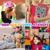 100 Pcs Cute Cat Stickers for Kids, Waterproof for Kids,Vinyl for Water Bottle,Laptop,Phone,Skateboard Stickers for KidsTeens Girls and Boys view 3