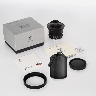 TTArtisan 7.5mm F2 APS-C Wide Angle Fisheye Lens Compatible with Lecia L Mount Camera T, TL, TL2, CL and Compatible with Sigma FP