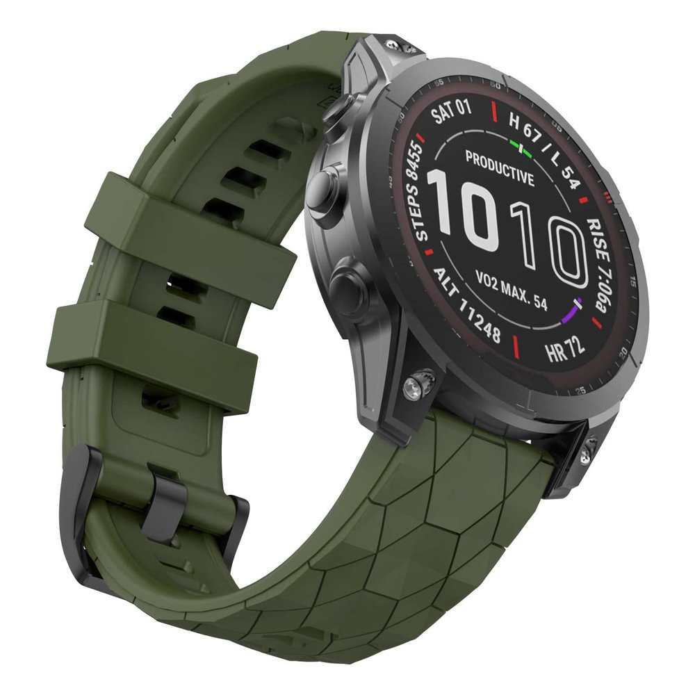 MYSNBKN Compatible with Garmin Fenix 7X Band 26mm Width Soft Watch Straps Sport Bands Replacement for Fenix 7X/Fenix 6X/Fenix 6X Pro/Fenix 5X/Fenix 5X Plus/Fenix 3/Fenix 3 HR Smartwatches