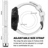 MYSNBKN Compatible with Garmin Fenix 7X Band 26mm Width Soft Watch Straps Sport Bands Replacement for Fenix 7X/Fenix 6X/Fenix 6X Pro/Fenix 5X/Fenix 5X Plus/Fenix 3/Fenix 3 HR Smartwatches view 2
