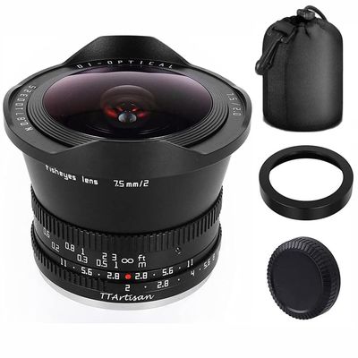TTArtisan 7.5mm F2 APS-C Wide Angle Fisheye Lens Compatible with Nikon Z Mount Camera Z50ZFCZ6Z7