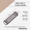 Paintechz Custom USB Type C Flash Drives 200 Pack Bulk, Personalized Logo or Text - as Company Gifts and Promotional Giveaways - 16GB view 4