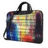 Vintage Music Note Printed Laptop Bag Tote Shoulder Briefcase Messenger Bag For Unisex Business Office Work Bag view 1