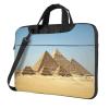 Vintage Great Egyptian Pyramid Printed Laptop Bag Tote Shoulder Briefcase Messenger Bag For Unisex Business Office Work Bag view 1
