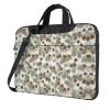 Vintage Pine Cones Printed Laptop Bag Tote Shoulder Briefcase Messenger Bag For Unisex Business Office Work Bag view 1