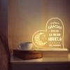 GiltGlimmer Abuela Gifts, Birthday Gifts for Grandma in Spanish, Regalos para Abuela Engraved Acrylic Night Light, Spanish Grandma Birthday Gifts, Gifts for Abuela from Grandchildren view 3