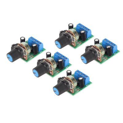 5PCS LM386 Audio Amplifier Module, 0.5W to 10W Mini Audio Power Amplifier Board Mono Micro AMP Module, Adjustable Volume Audio Power Amplifier Board for Recorders