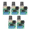 5PCS LM386 Audio Amplifier Module, 0.5W to 10W Mini Audio Power Amplifier Board Mono Micro AMP Module, Adjustable Volume Audio Power Amplifier Board for Recorders view 2