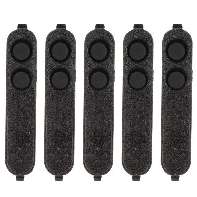 5 Pack Plastic PPT Lock with PTT Rubber Replacement for Motorola XIR P3688 DEP450 DP1400 CP200d Walkie Talkie Accessories